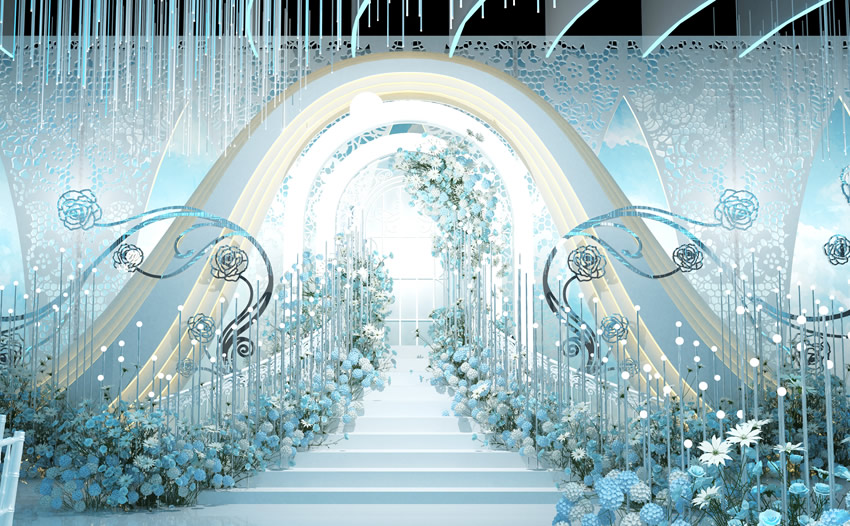 马龙釡香烙馍村水晶厅效果展示